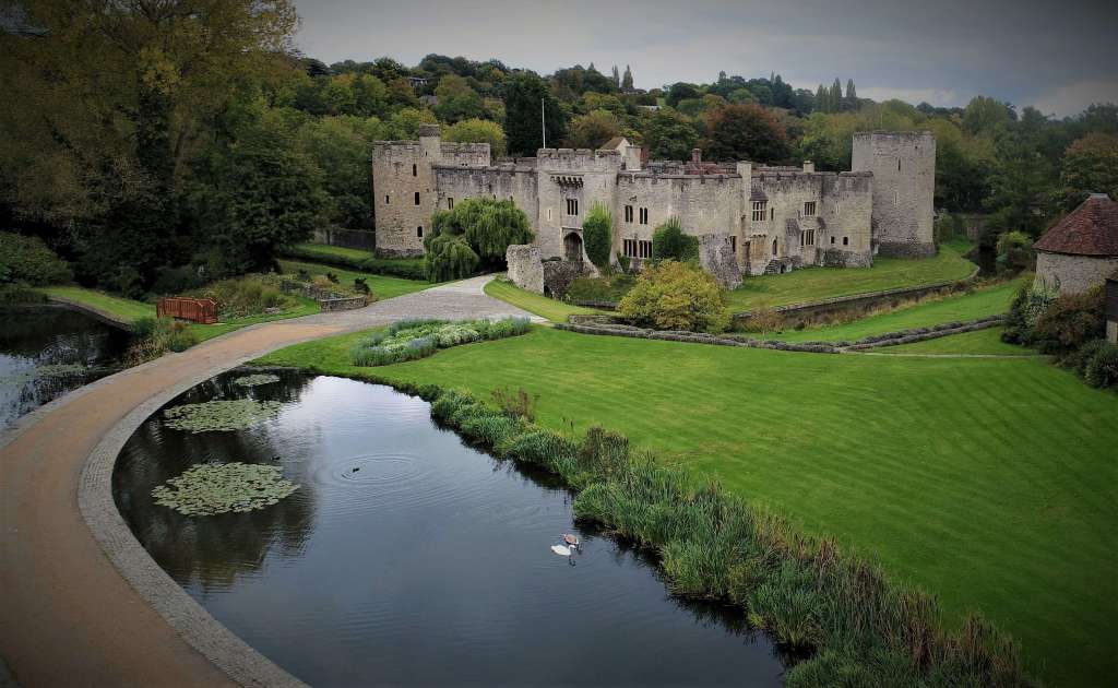 Aerial view of Allington Castle